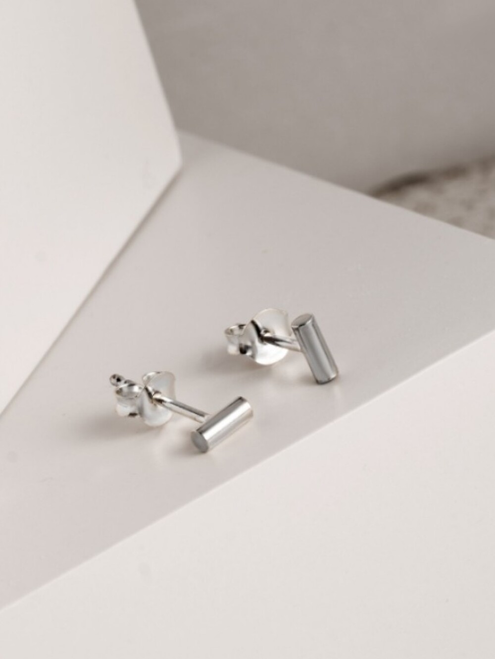 Bar Stud Earrings
